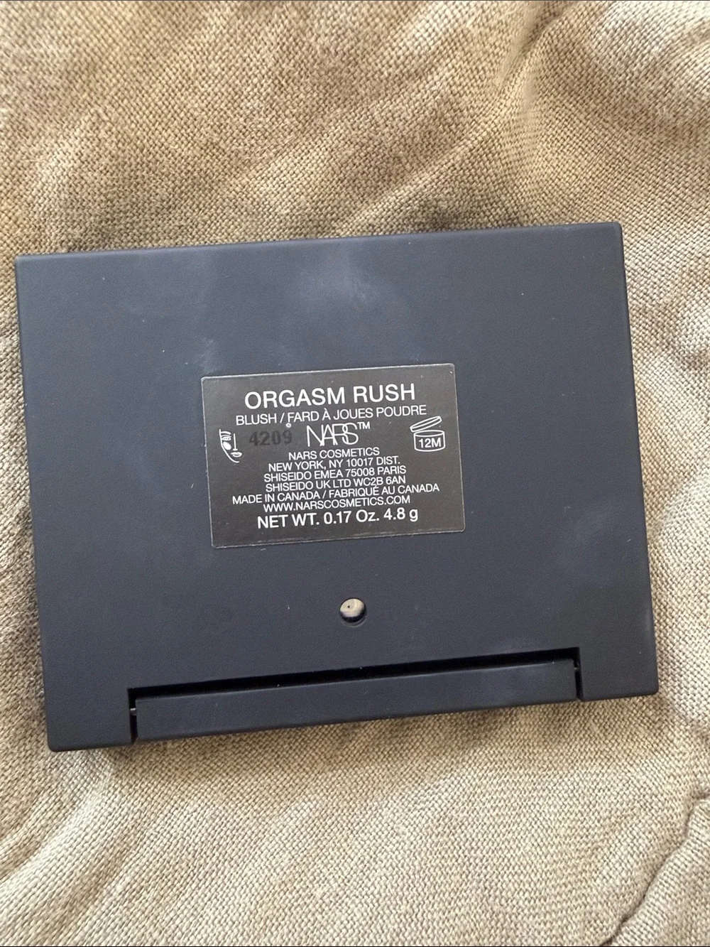 NARS Blush in Color Orgasm Rush - Used Once